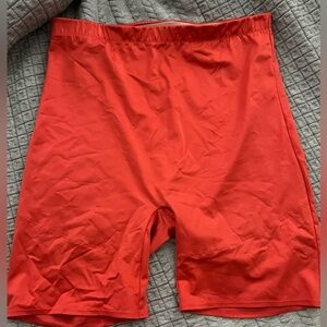 Yitty Orange/Red Biker Shorts
